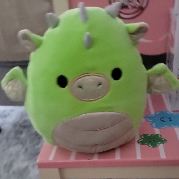 Squishmallows Green Dragon Stuffed Animal - Picture 1 of 2